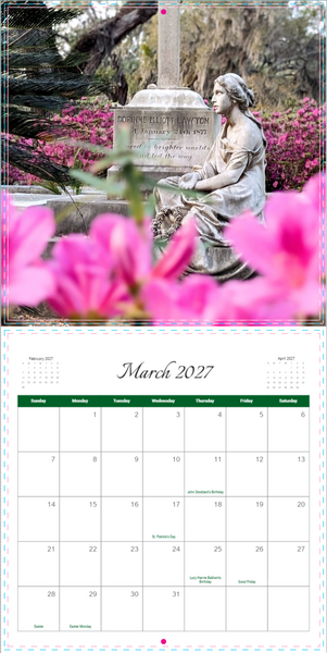 2027 The Beauty of Bonaventure Calendar *Pre-Order*