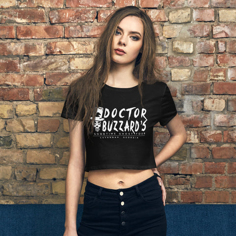 Doctor Buzzard's Goodtime Ghost Tour Women’s Crop Tee